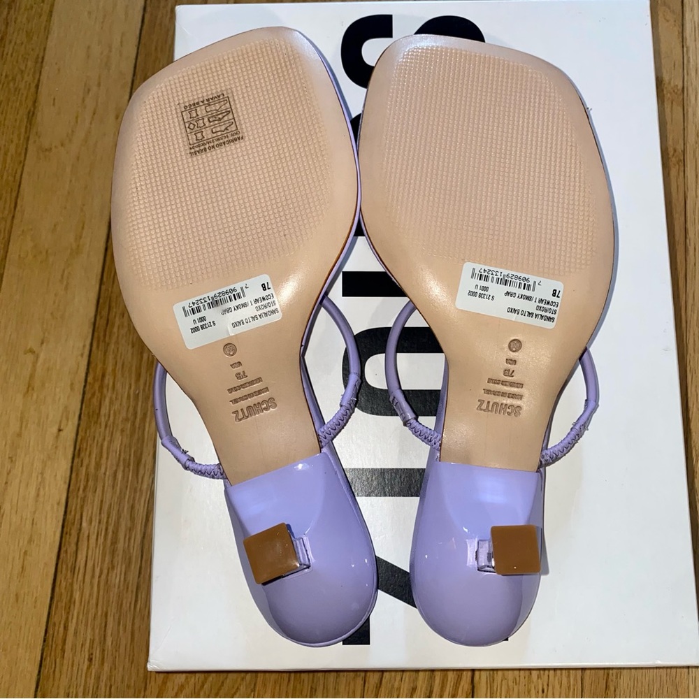 Schutz Leather Sandals - Picture 7 of 8